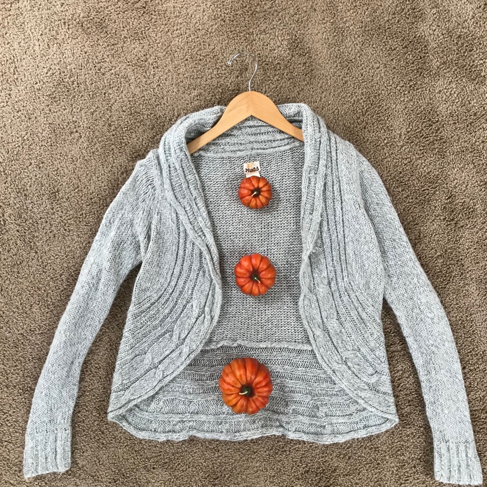 Mudd Cropped Knit Cardigan